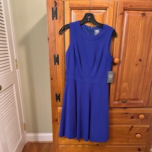 Vince Camuto Blue Dress A-Line with pockets